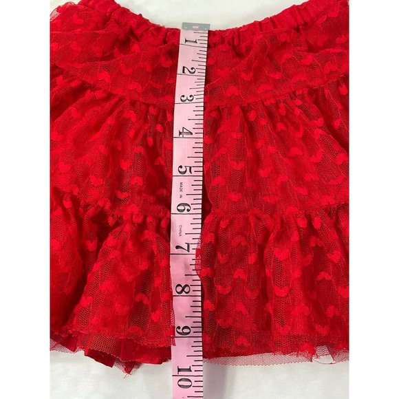 Girls Red Ruffles Skirt 2T Full Circle Great Christmas Party Skirt Old Navy - Picture 6 of 6